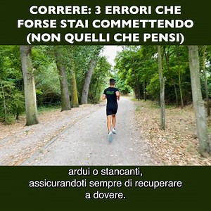 [NON COMMETTERE QUESTI ERRORI!]🚫 Quando si comincia a correre è normale cercare consigli a destra e a manca su come farlo al meglio, come farlo correttamente, come allenarsi, etc. Sfortunatamente, non tutti i consigli e gli insegnamenti che incontriamo mirano a farci crescere come corridori. ➡️In questo video allora te ne segnaliamo 3 che devi assolutamente evitare! Guardalo subito e dicci se li stai già commettendo!👇🏻 #correrenaturale #correre #corsa #runningworkout #runningtraining | Correr