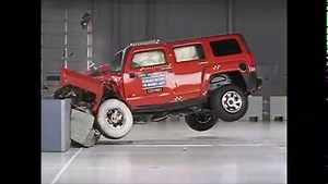 🌟 #featurefriday | Our crash propulsion system can handle pulling a nearly 6,000-pound vehicle up to 50 mph. Here's a look at some particularly heavy vehicles in frontal crash tests over the years. Find their full safety ratings below ⤵️ 2008 Hummer H3: https://go.iihs.org/2008H3 2018 Ram 1500 crew cab: https://go.iihs.org/2018Ram1500-crew 2019 Audi e-tron: https://go.iihs.org/2019etron More about our crash propulsion system: https://youtu.be/_Y920_EvmCE | Insurance Institute for Highway Safety