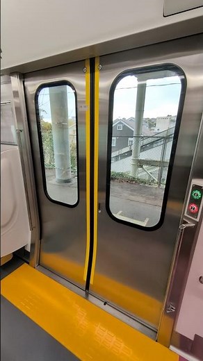 E131系800番台(N1) 半自動ドア開閉(石巻方面から見て3号車4番左側ドア) #jr東日本 #仙石線 #ドア開閉 #e131系 #shorts