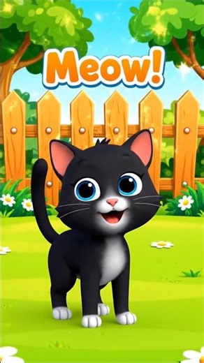 Cat – Meow! | Learn Animal Sounds for Kids