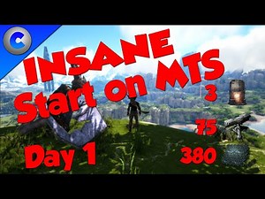 INSANE Start on MTS! - ARK MTS 4 MAN EP1 - Onlining their CAVE!