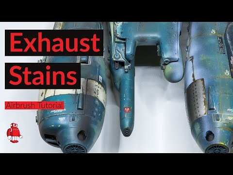 Scale Model Exhaust Stain Tutorial with Lincoln Wright of Paint on Plastic