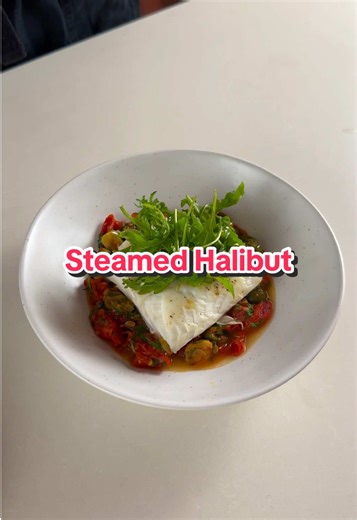 Steamed Halibut en Papillote with Sauce Provencale