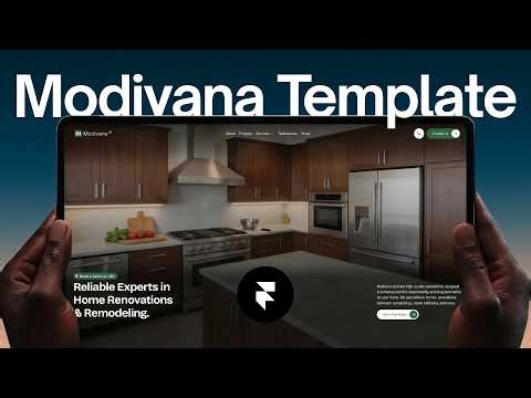 Build Construction Sites with Framer for Free | Modivana Framer Template