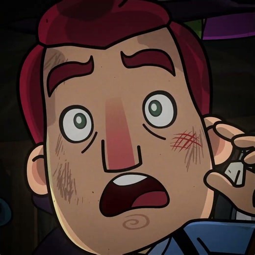 Hello Neighbor Animated Series Franklin Peterson AURA ☠️ - Vai No Vapor (Ultra Slowed)