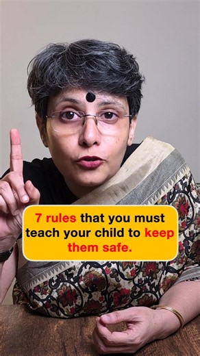Teach these rules to your child to keep them safe