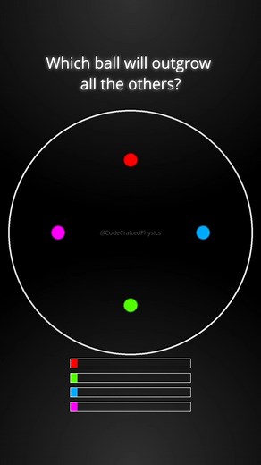 CodeCraftedPhysics on Instagram: "They all got crushed at the end 😭 . . . #programming #game #pc #simulation #satisfying #asmr #physics #maths #code"