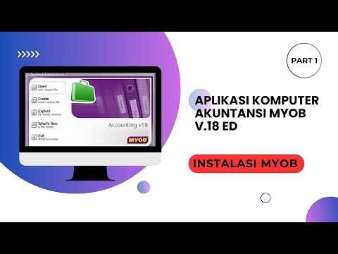 CARA MUDAH Install MYOB Accounting Plus V18 ED #myobaccounting #myob