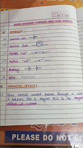 Class 7|| Science Chapter 14|| Electric Current and it's Effect|| Notes|| #study_k_videos