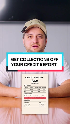 Get collections off your credit report! - ##creditscoretip##creditscoretips##creditreport##debtcollection##debtcollector