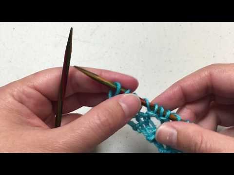 Double yarnovers and how to work into them