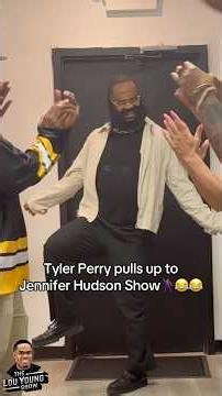 This how Tyler Perry pulled up to Jennifer Hudson Show. 🕺🏾😂😂 #shorts