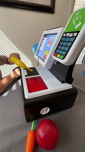 Now we know why they only accept credit or debit cards! #littletikes #littletikesgifts #littletikestoys #firstcheckoutstand #toys2022 #toddlergifts #toddlergift #kidtoys