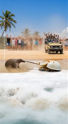 창과방패의 대결 투구게vs천산갑/The Battle of Spear and Shield: Horseshoe Crab vs Pangolin