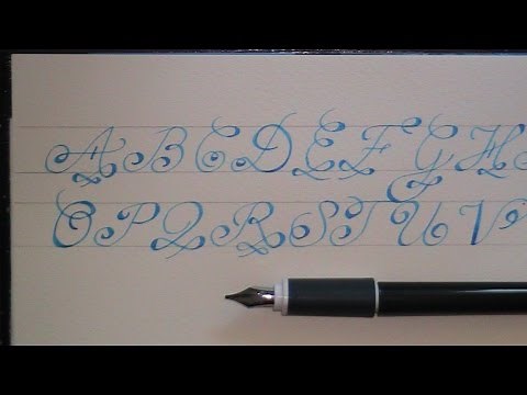 how to write in cursive - cursive fancy letters for beginners