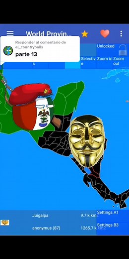 Animated World Map with Colorful Characters and Masks