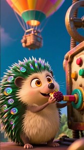 Hedgehog's Epic Balloon Snack Heist! 🎈🦔