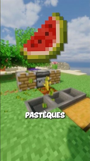 La FERME AUTOMATIQUE à pastèques la plus SIMPLE de Minecraft ! #farming #tutorial #minecrafttutorial