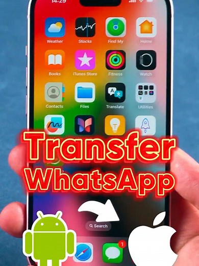 Transfère WhatsApp Android ➡️ iPhone en 1 clic ! 📲🔥 Changer de téléphone sans perdre ses messages WhatsApp ? Voici comment passer d’Android à iPhone sans stress 💬📱 #WhatsAppTips #iOS26 #AndroidToiPhone #TransfertFacile #Tenorshare