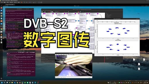 GNURadio PlutoSDR DVB-S2 USB摄像头数字图传