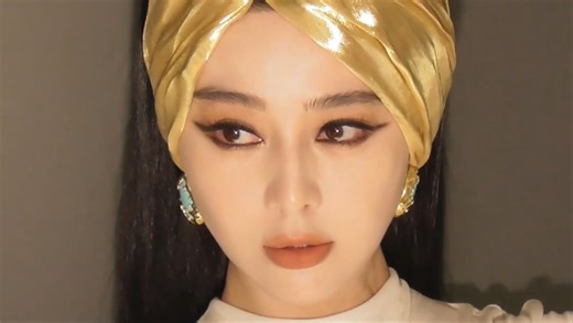 【范冰冰】外媒无美颜无滤镜无锐化直拍，Stephane Rolland 2024秋冬高定秀场。