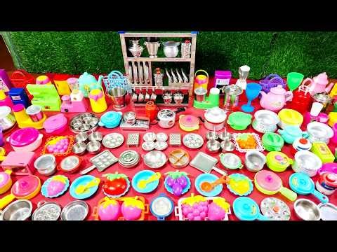 6 Minutes Satisfying with Mini Kitchen Set Collection for Kids Playing | Unboxing Hello Kitty