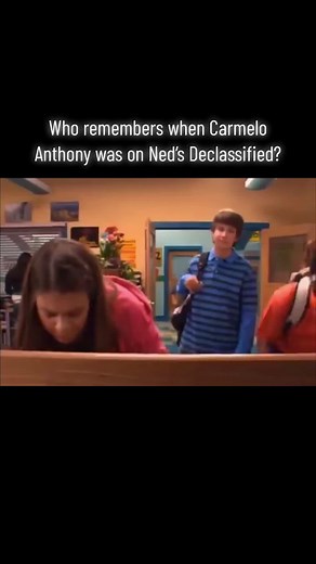 Ned's Declassified School Survival Guide #2004 ‧ #Sitcom. You’re a 🐐 if you remember when @Carmelo Anthony appeared on an episode of #nedsdeclassified . #NedBigby found a pair of signed #CarmeloAnthony sneakers in the lost& found.. This was Season 3 Episode 6. Watch all 3 Seasons on @appletvplus @Netflix @Paramount Plus @Devon Werkheiser @Daniel Curtis Lee #LindseyShaw #fyp #foryou #bringingsmilesthroughtv #netflix #nostalgia #nickelodeon #viral