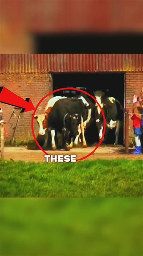 cows reaction on green grass #animals #shorts