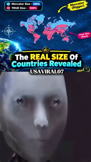The REAL Size of Countries 🌍
