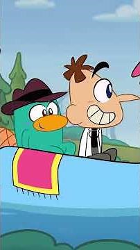 Phineas and Ferb: Dr. Doof & Perry take a day off!😎☀️ | Chibi Tiny Tales | Disney Channel Animation