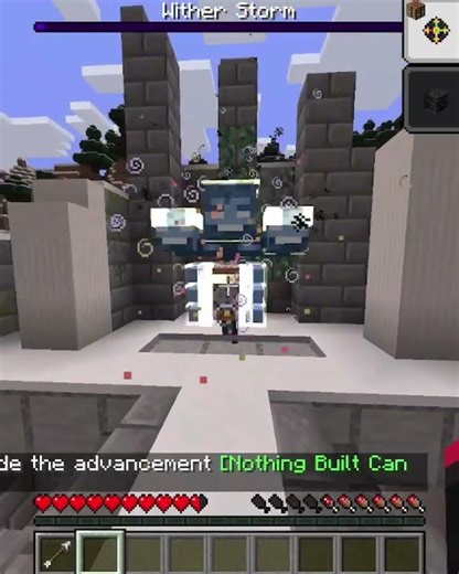 Never play with this mod #minecraft #minecraftmemes #witherstorm #clips #memes #gaming