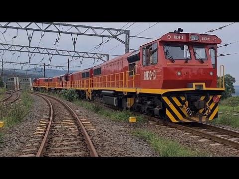 RRL Grindrod GL30SCC-AC diesel locomotives action on the NATCOR mainline KZN.