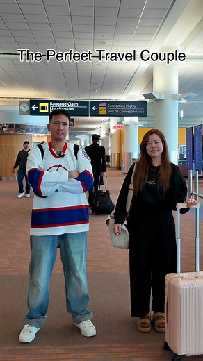 Perfect travel couple doesn’t exi— 🤔🤗 One plans everything: routes, itinerary, flights, hotels… Husband? Moral Support Department 😂 😂 ✅ “Kaya mo ’yan babe!” ✅ “Oo babe, ganda ng plan!” ✅ “San ko ilalagay ’yung bag?” 🧳 Sa mga couple na mahilig magtravel jan, taas kamay ng mga nakarelate! 😆 💙 | H-Travel