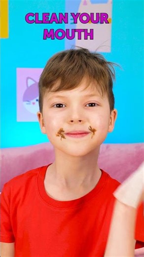 🎉 Fun Face Wash Adventure! #shorts #kids