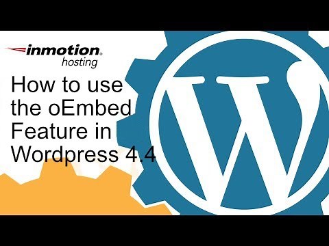 How to use the oEmbed Feature in WordPress 4.4