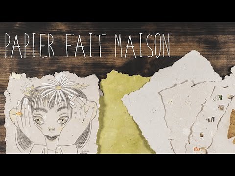 Fabrication de papier maison, je ne pensais pas y arriver ! 😲
