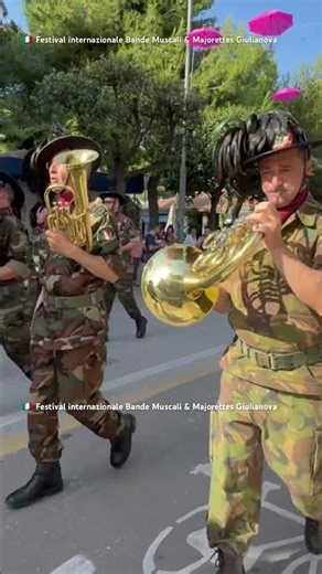 Bersaglieri Fanfare 🎺 Giulianova International Festival of Marching Bands & Majorettes
