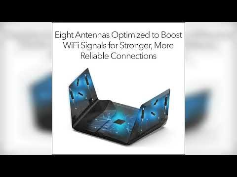 Review: NETGEAR Nighthawk WiFi 6E Router (RAXE500) - Security Features, 12-Stream Gigabit Rout...