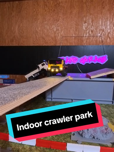 selfmade Indoor crawler Park for 1/18 scale Trucks #scalemodels #offroad #rccrawler #crawler #rccar @CrawlerGarage @Tino Pieth