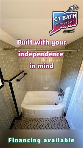 Thinking About a Tub-to-Shower Conversion? Watch This First | CT Bath Crafters #safety