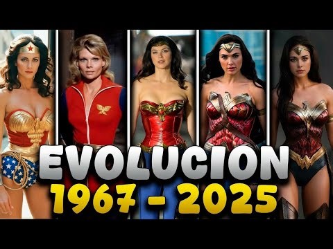 🎞️ THE EVOLUTION OF WONDER WOMAN (1967–2025)