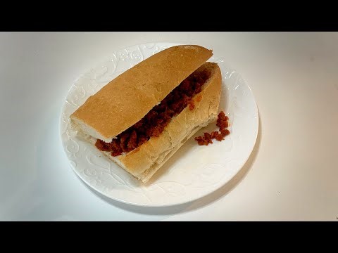 Chouriço and Peppers Sandwich