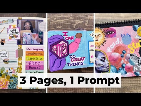 One Prompt, Three Journal Pages | Creative Journaling