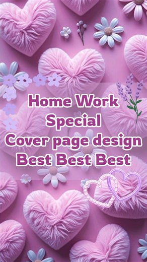 4 Simple Drawing Border Design for Project Front Page ✨Beautiful Drawing Ideas for Title Page Design