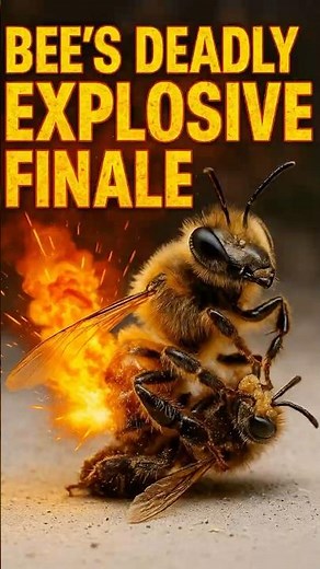 Why Bee Butts Explode 🤯😳😱