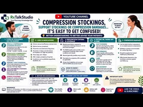 Compression Stockings Explained: Benefits, Uses, and Patient Counseling | RX Talk Studio