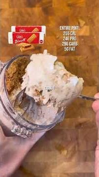 Biscoff Protein Ice Cream 😋🍦