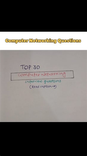 Coding Vyrl on Instagram: "Top 30 Computer Network Interview Questions - --------------------------------------------------------------- 1. What is a computer network? 2. What are the different types of networks (LAN, MAN, WAN)? 3. What is the OSI model? 4. Name the 7 layers of OSI model. 5. What is the TCP/IP model? 6. Difference between OSI and TCP/IP model? 7. What is an IP address? 8. Types of IP addresses? 9. Difference between IPv4 and IPv6? 10. What is MAC address? 11. What is DNS? 12. Wh