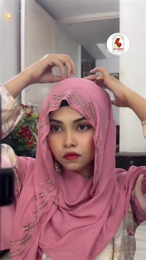 Hijab tutorial for wedding/function | hijab tutorial | hijab tutorial for eid #shorts