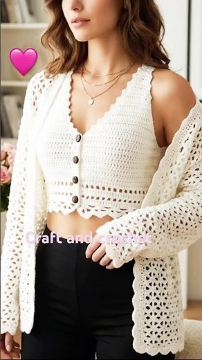 Easy crochet summer top , free crochet pattern , craft and crochet #crochet #knitting